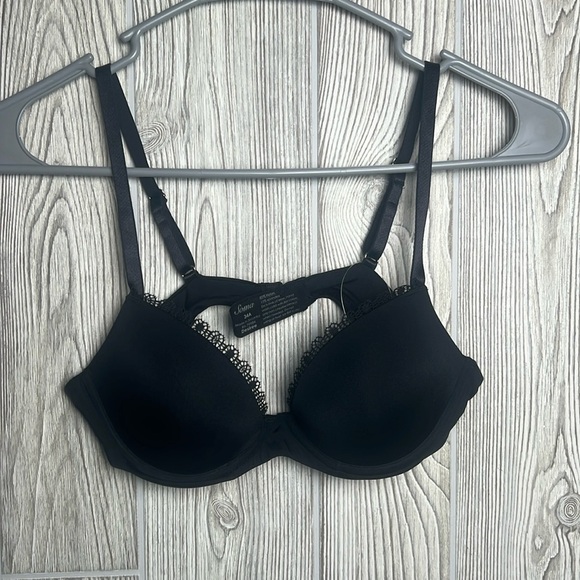 Soma FRENCH DEMI COLLECTION DESIRE PUSH UP Black Bra 34 A - Picture 1 of 5
